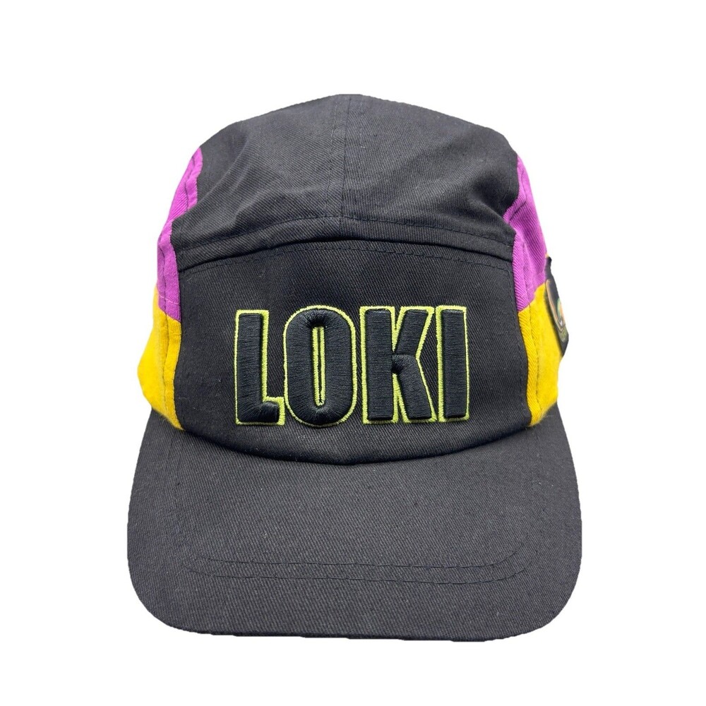 Marvel Loki "Master of Mischief" 5-Panel Camper Hat - New with Tags